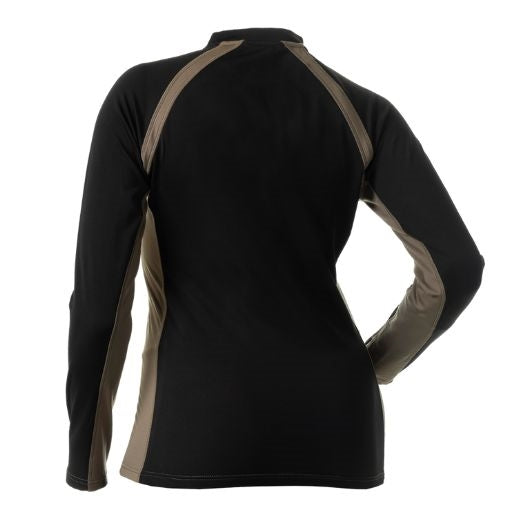 DSG D-Tech Plus Size Crewneck Base Layer Shirt | Black/Stone