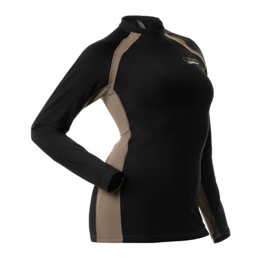 DSG D-Tech Plus Size Crewneck Base Layer Shirt | Black/Stone