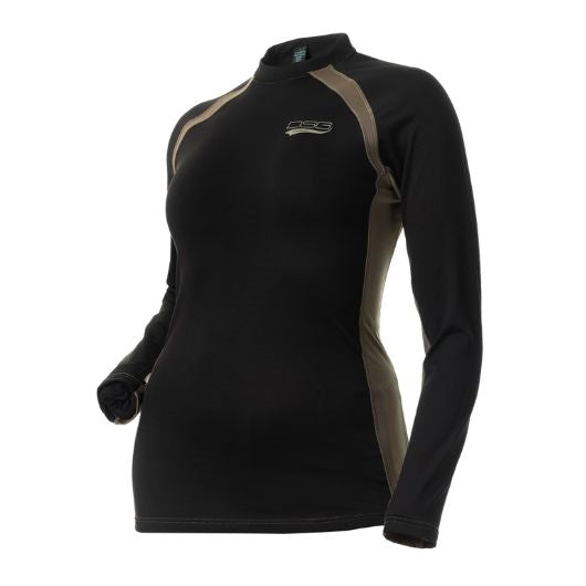 DSG D-Tech Plus Size Crewneck Base Layer Shirt | Black/Stone