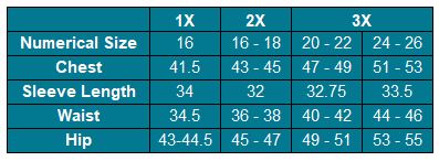 Mountain Hardwear Size Chart